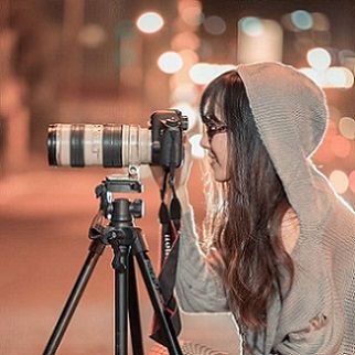 Photo d'une photographe pour site web photographe création la chouette agence web design